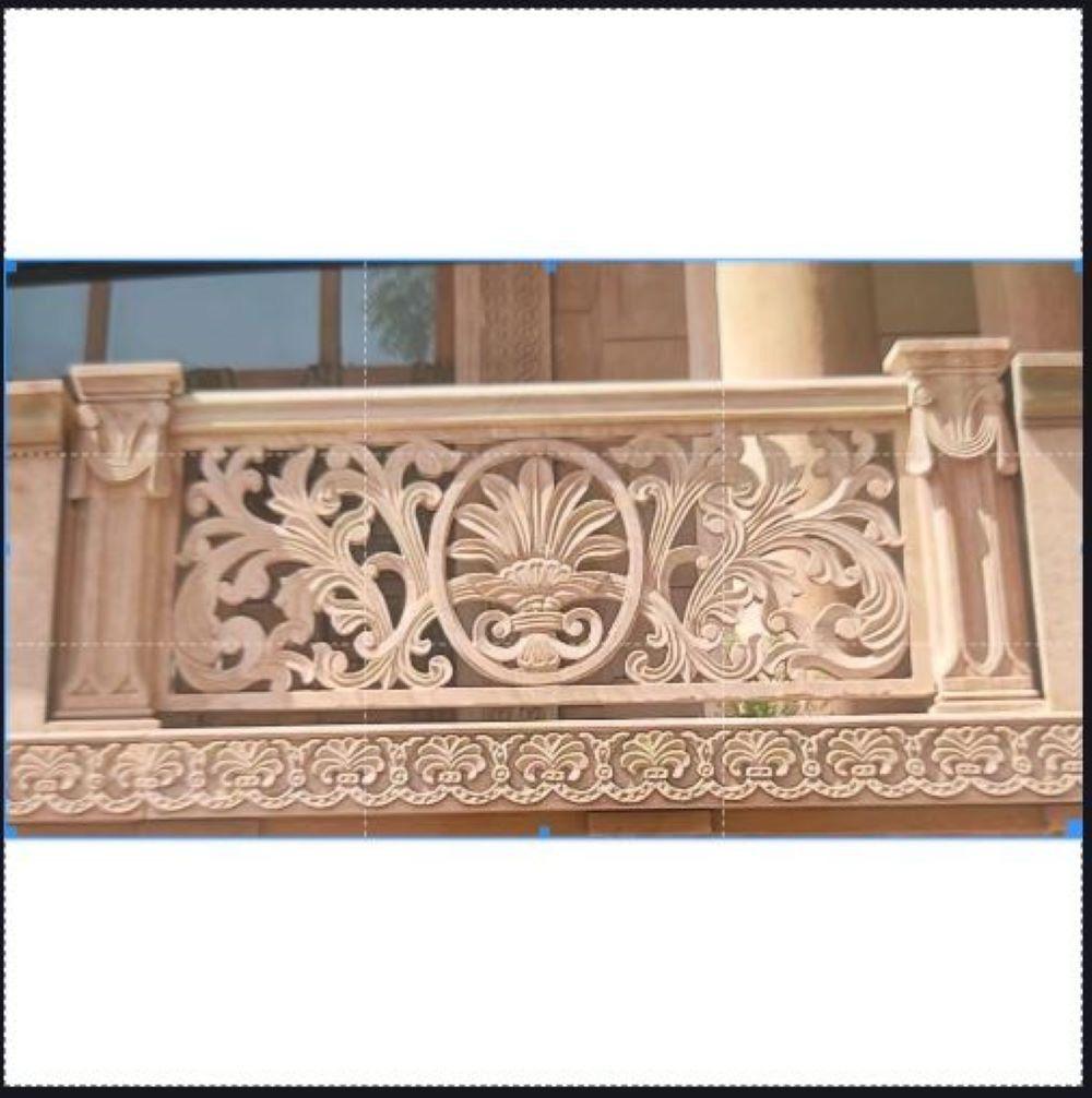 Architectural sandstone pillar for luxury construction